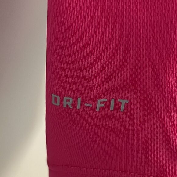Nike Women’s Dri-fit Fuchsia Pink/Orange Athletic Striped Tank Top-Sm (Hole) - Picture 3 of 11